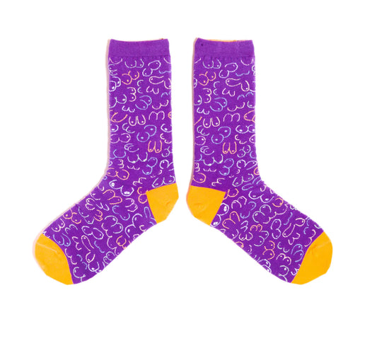 Tessellated Titties Socks  Medium