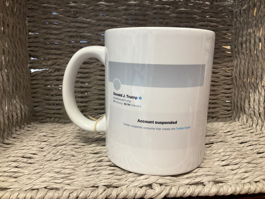 Naughty Corner Mug - Twitter less Trump