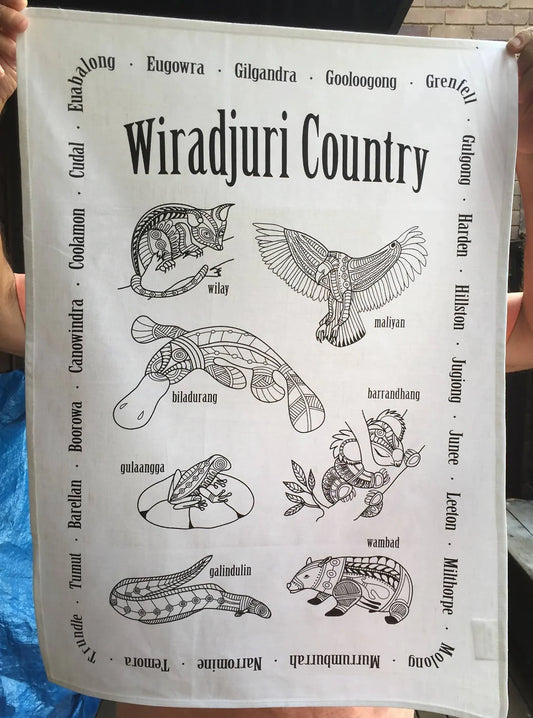 Tea Towel - Wiradjuri Country 2.