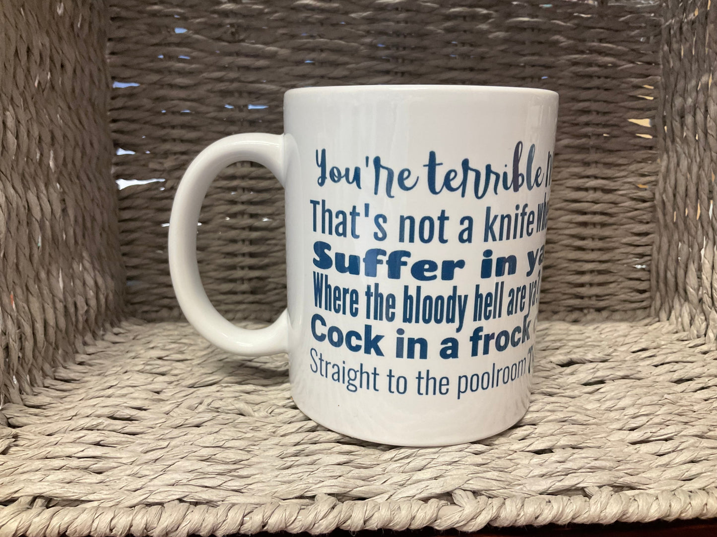 Naughty Corner Mug - Aussie T & Movie quotes
