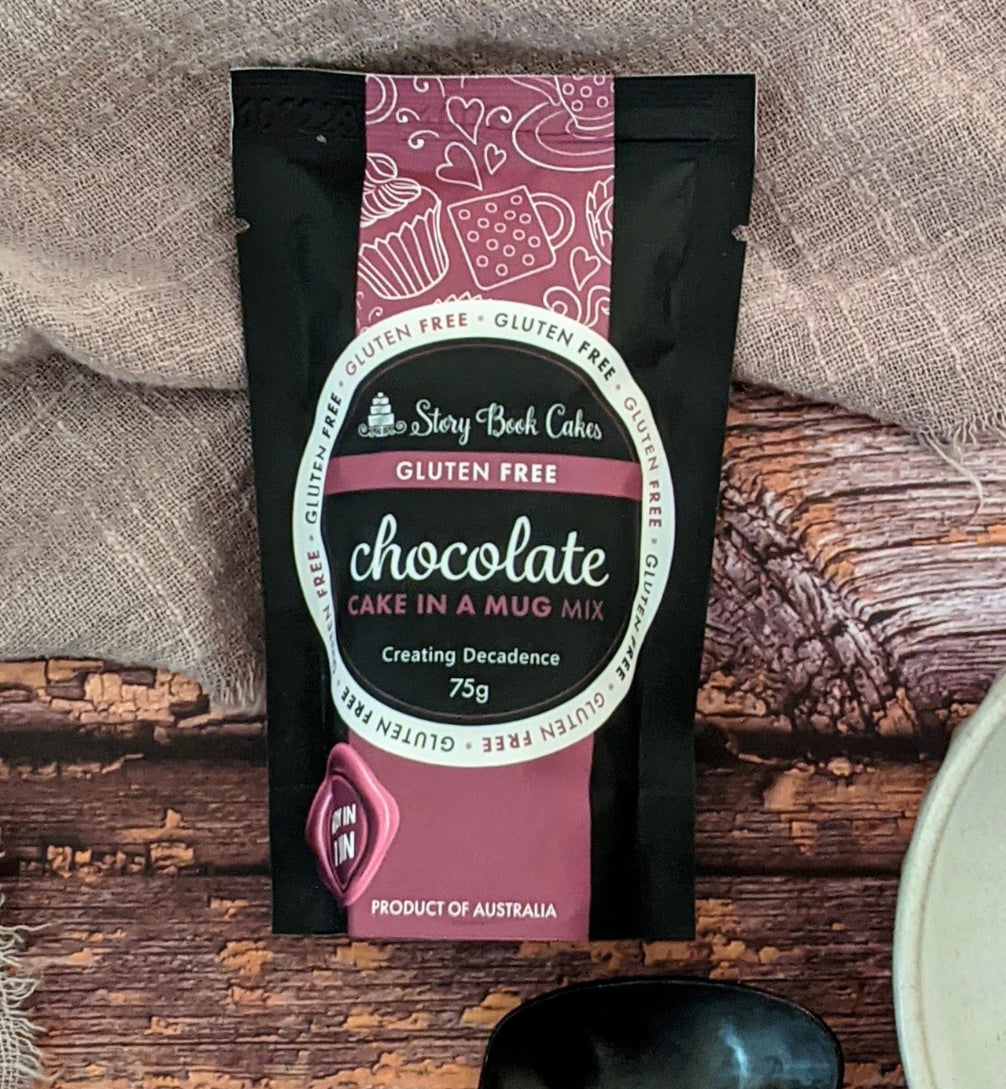 GF Gluten Free Chocolate Mud Cake in a Mug