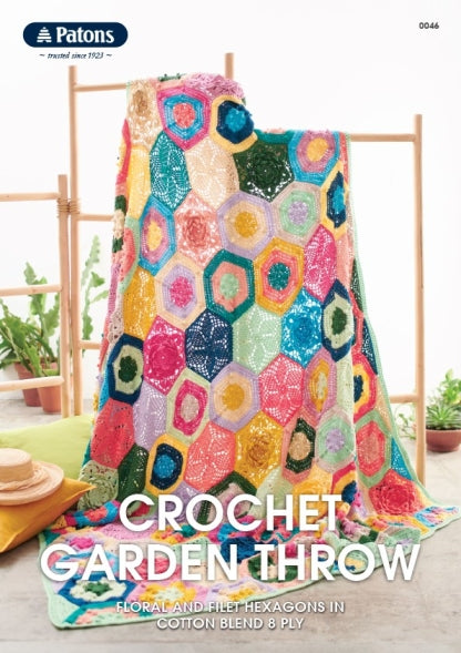 Pattern Crochet Garden Throw