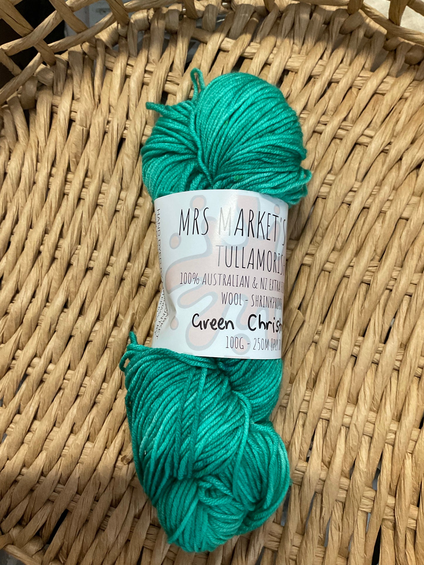 Mrs Market's Tullamorish Hand Dyed Yarn 8ply DK