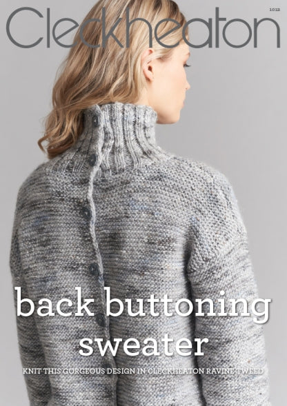 Pattern Cleckheaton Back Buttoning Sweater 1012
