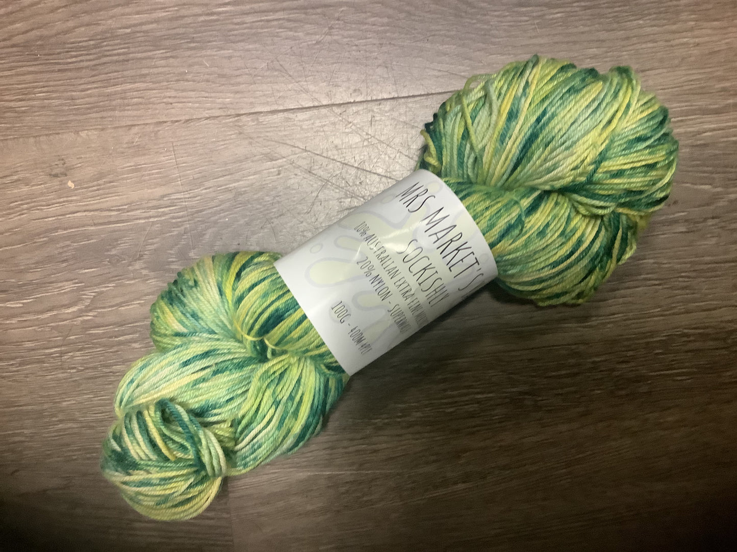 Mrs Market's Sockishly Hand Dyed Yarn 4ply