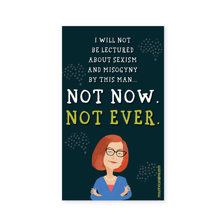 Not Now, Not Ever Magnet