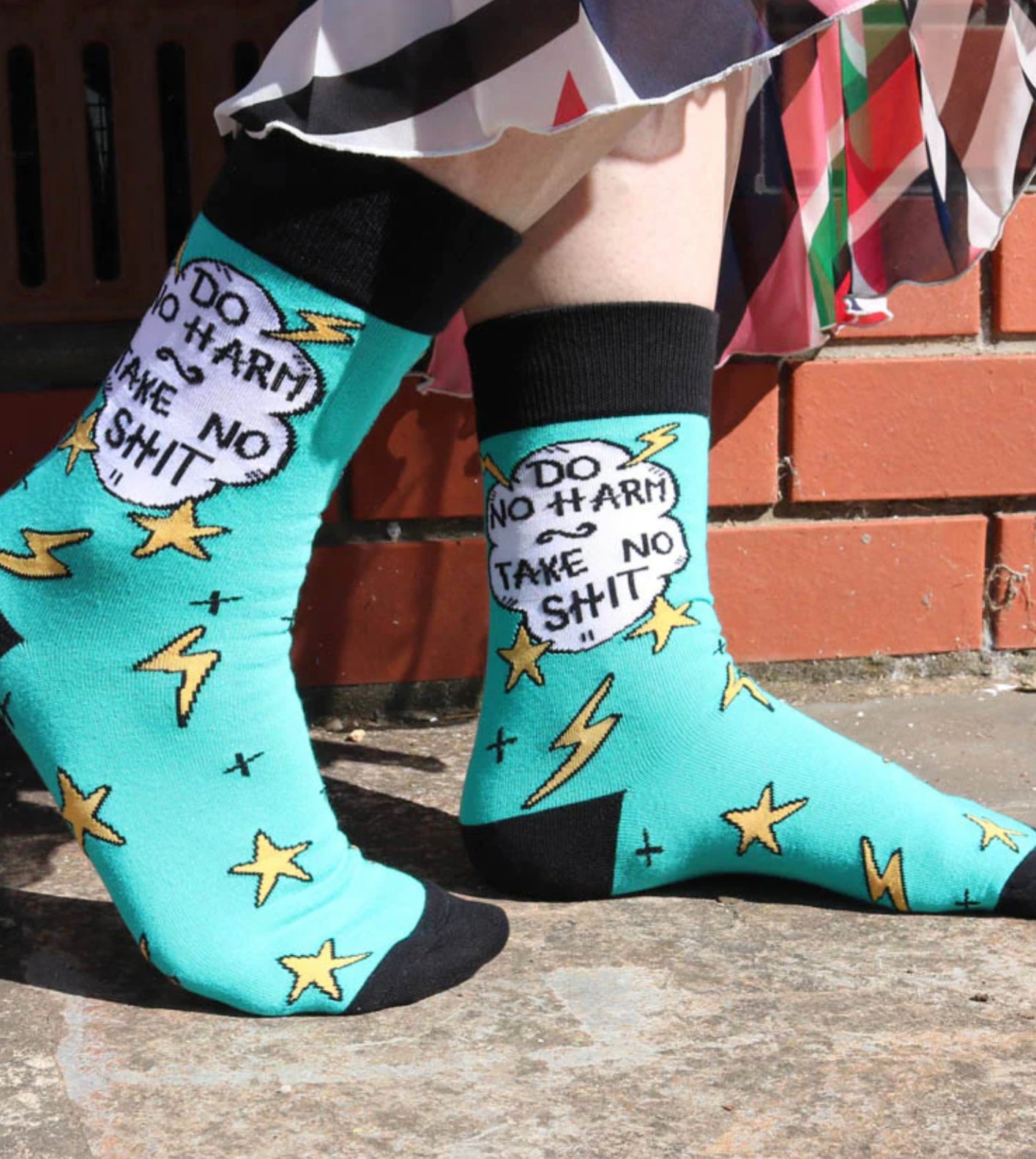 Do No Harm, Take No Shit Socks