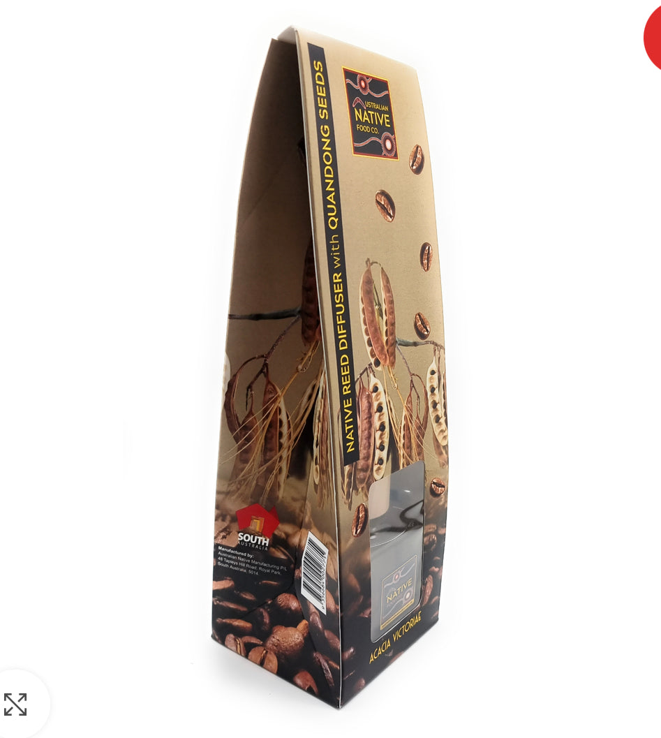 Native Reed Diffuser with Quandong Seeds Acacia Victoriae