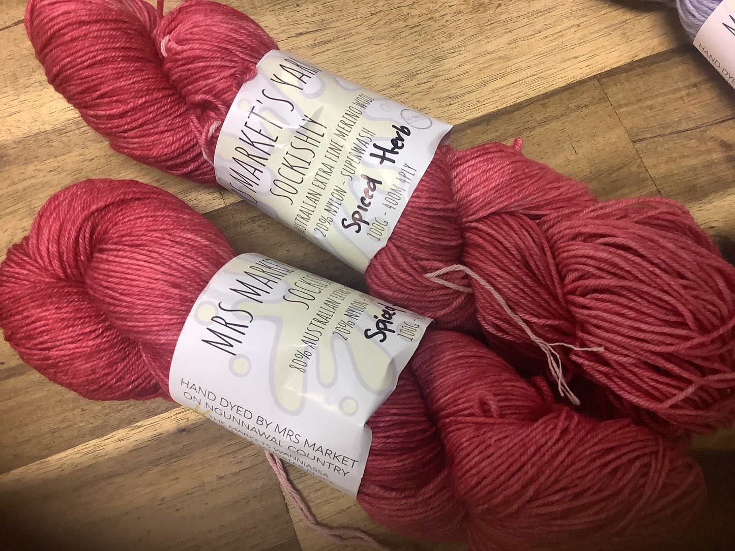 Mrs Market's Sockishly Hand Dyed Yarn 4ply