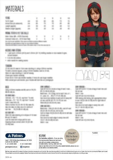 Pattern Boy's Hoodie