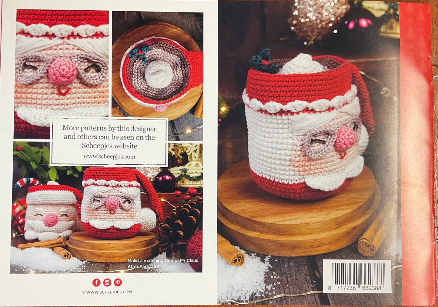 Cup Of Mrs Claus Crochet Pattern