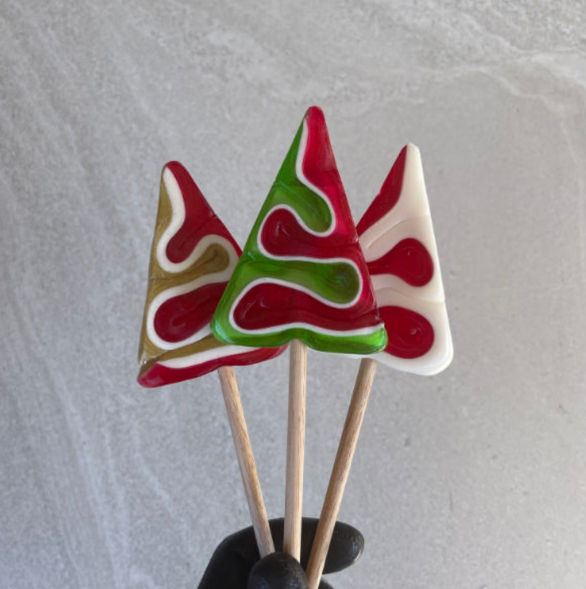 Christmas Tree Lollipops