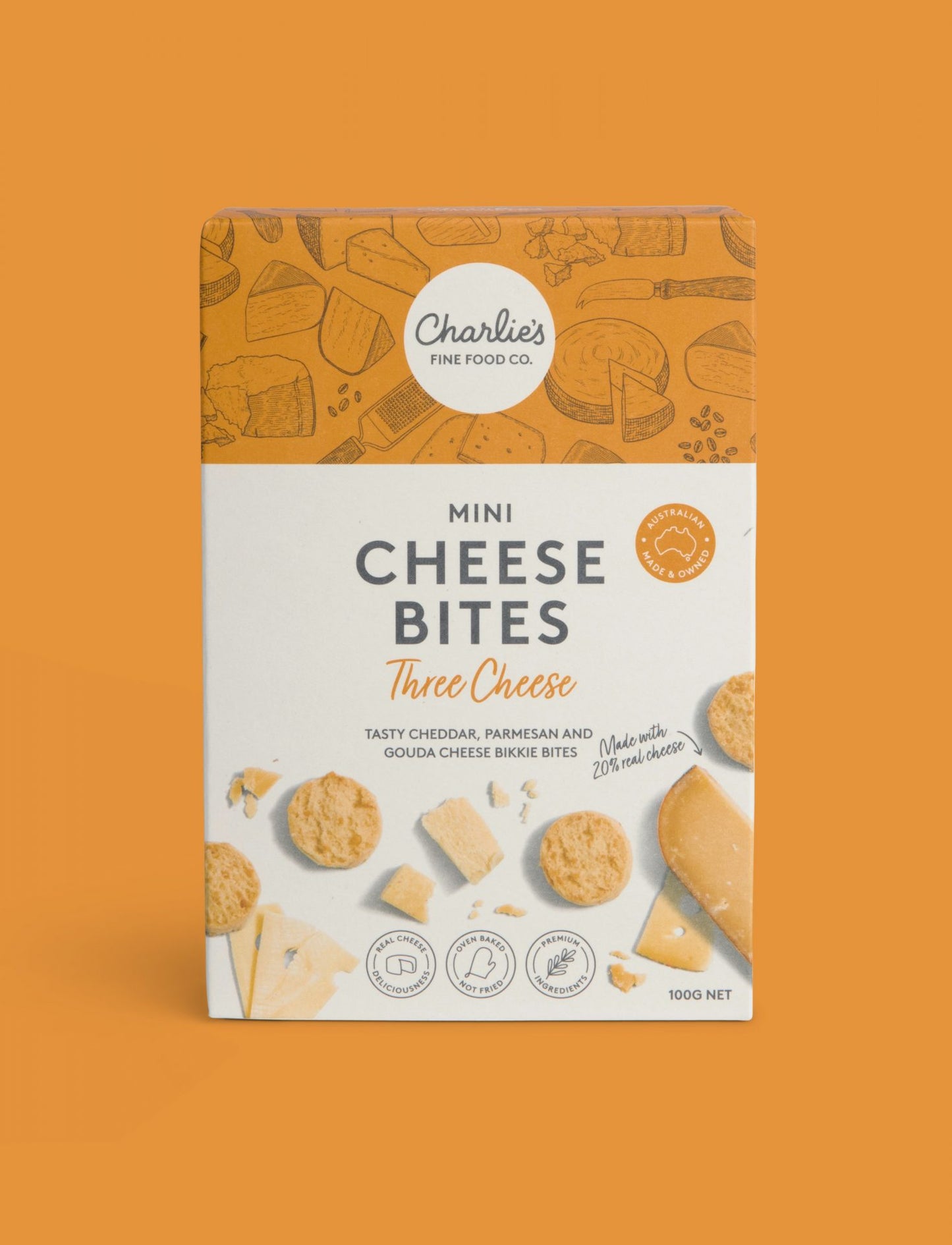 Mini Cheese Bites - Three Cheese