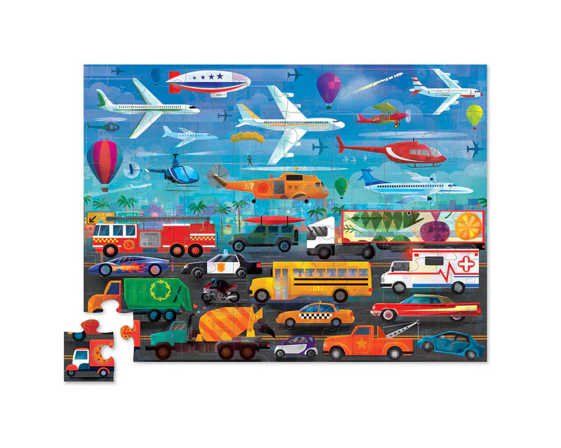 Above & Below Puzzle 48 Things That Go