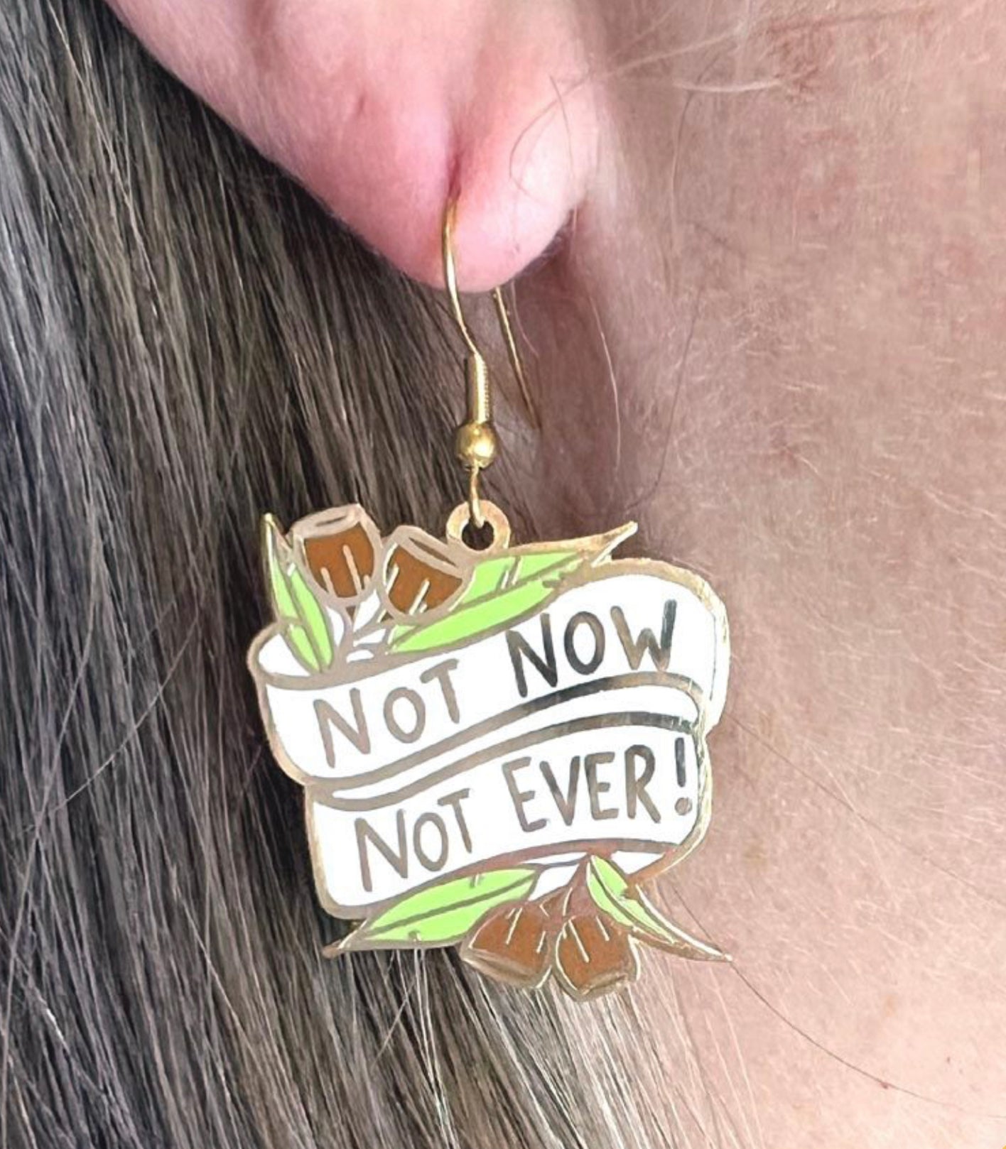 Not Now, Not Ever Earrings