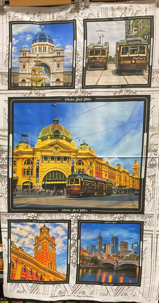 Fabric Panel - Melbourne Buildings