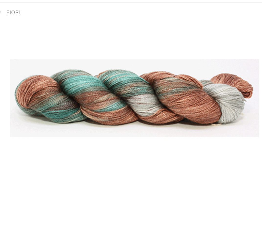 Fiori Lace Hand Dyed 2ply Yarn