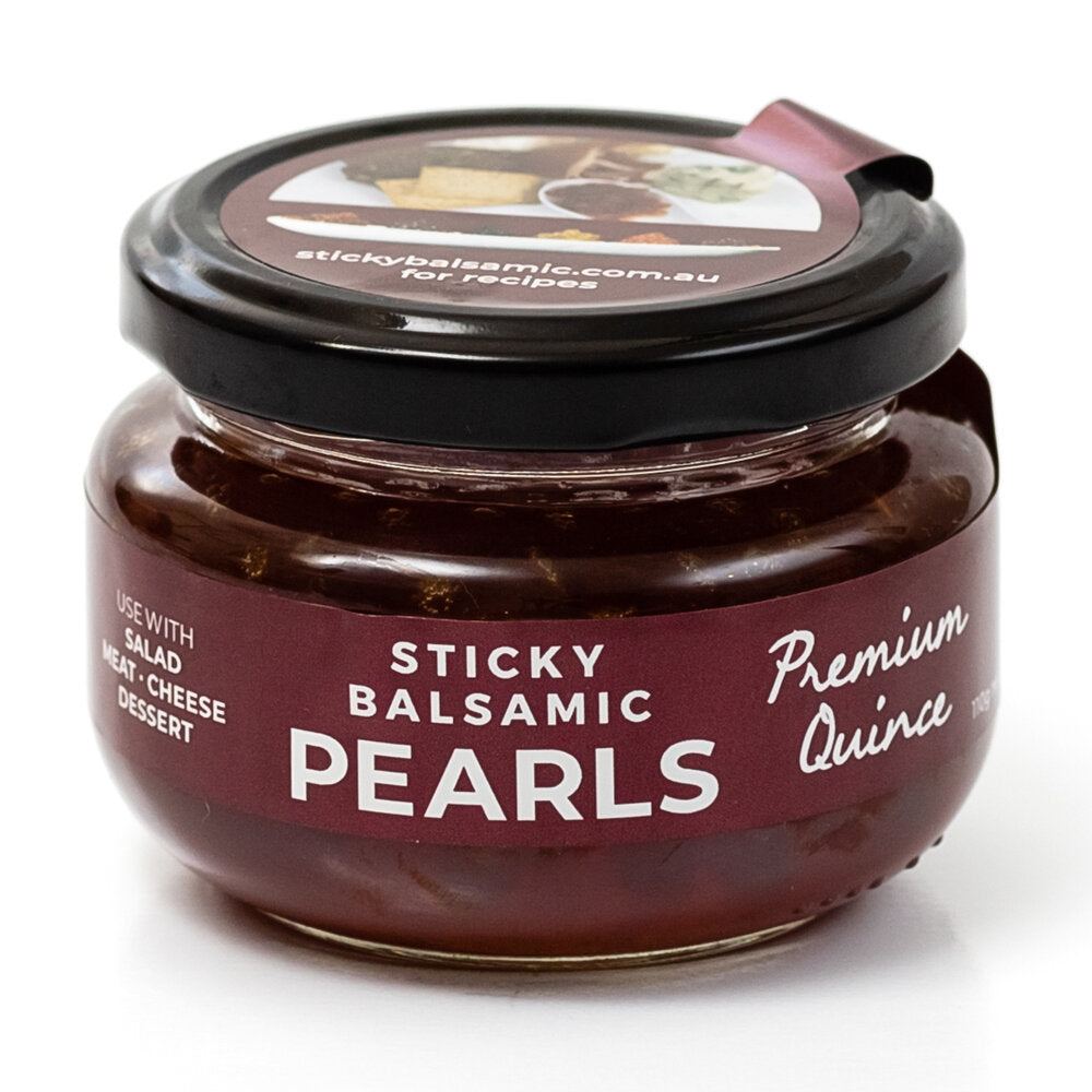 Sticky Balsamic Pearls - Quince