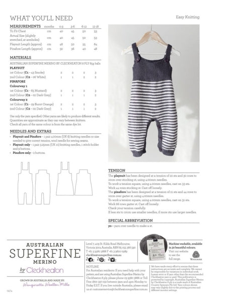 Pattern Playsuit & Pinafore #418 DISC