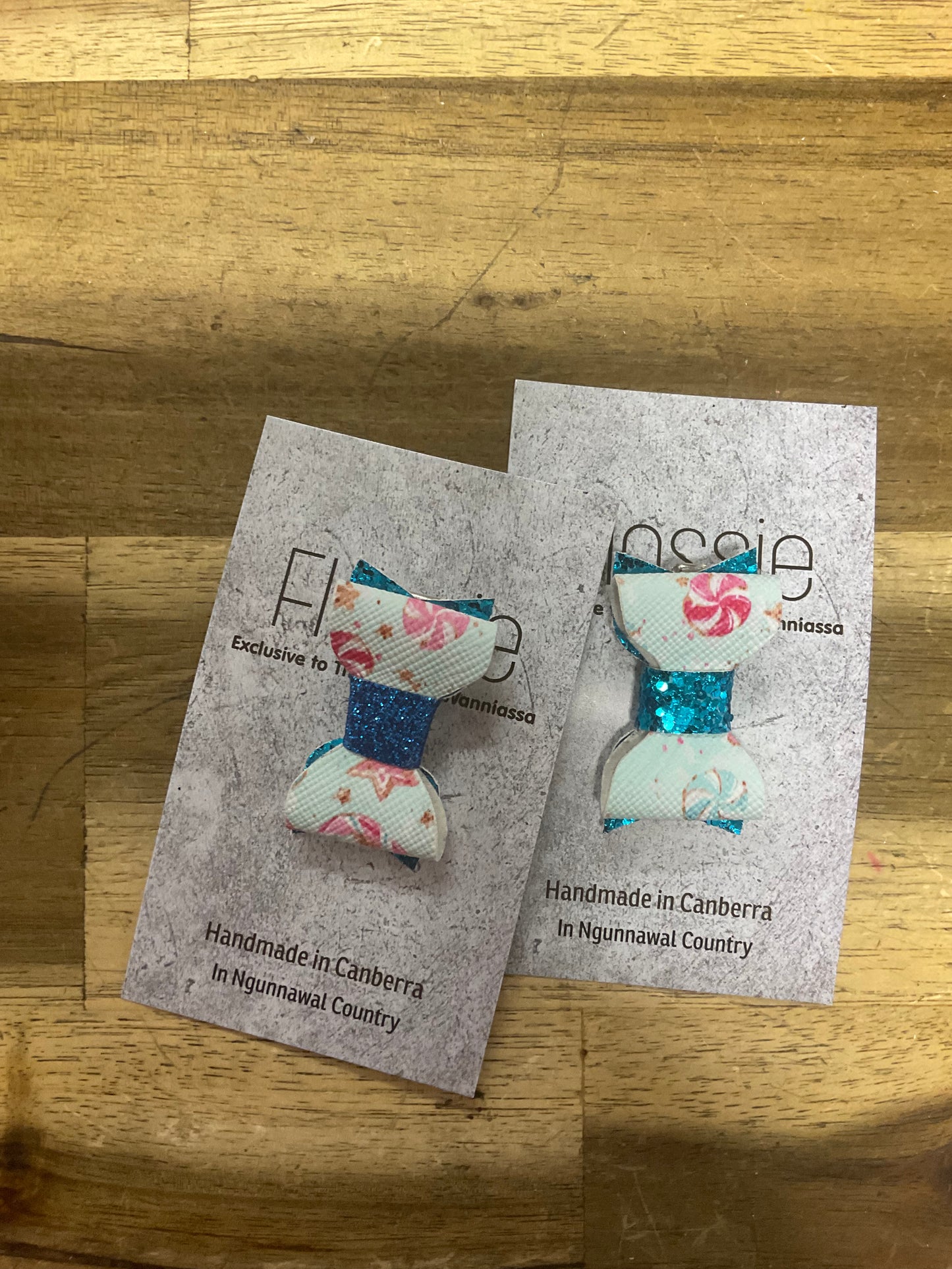 Mini Hair Bows Christmas