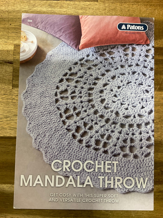 Pattern Crochet Mandala Throw 044