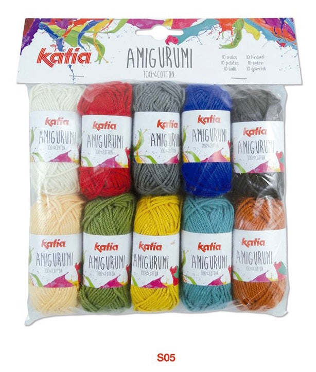 Katia Amigurumi Pack x10 balls Various