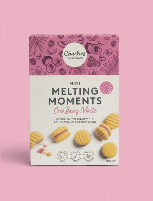 Coco Berry Monte Melting Moments 100g