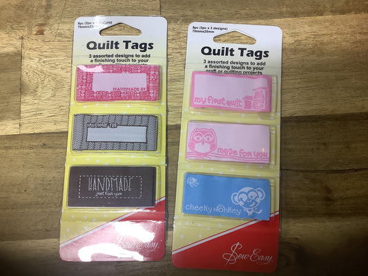 Quilt Tags