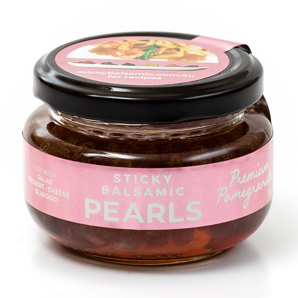 Sticky Balsamic Pearls - Pomegranate