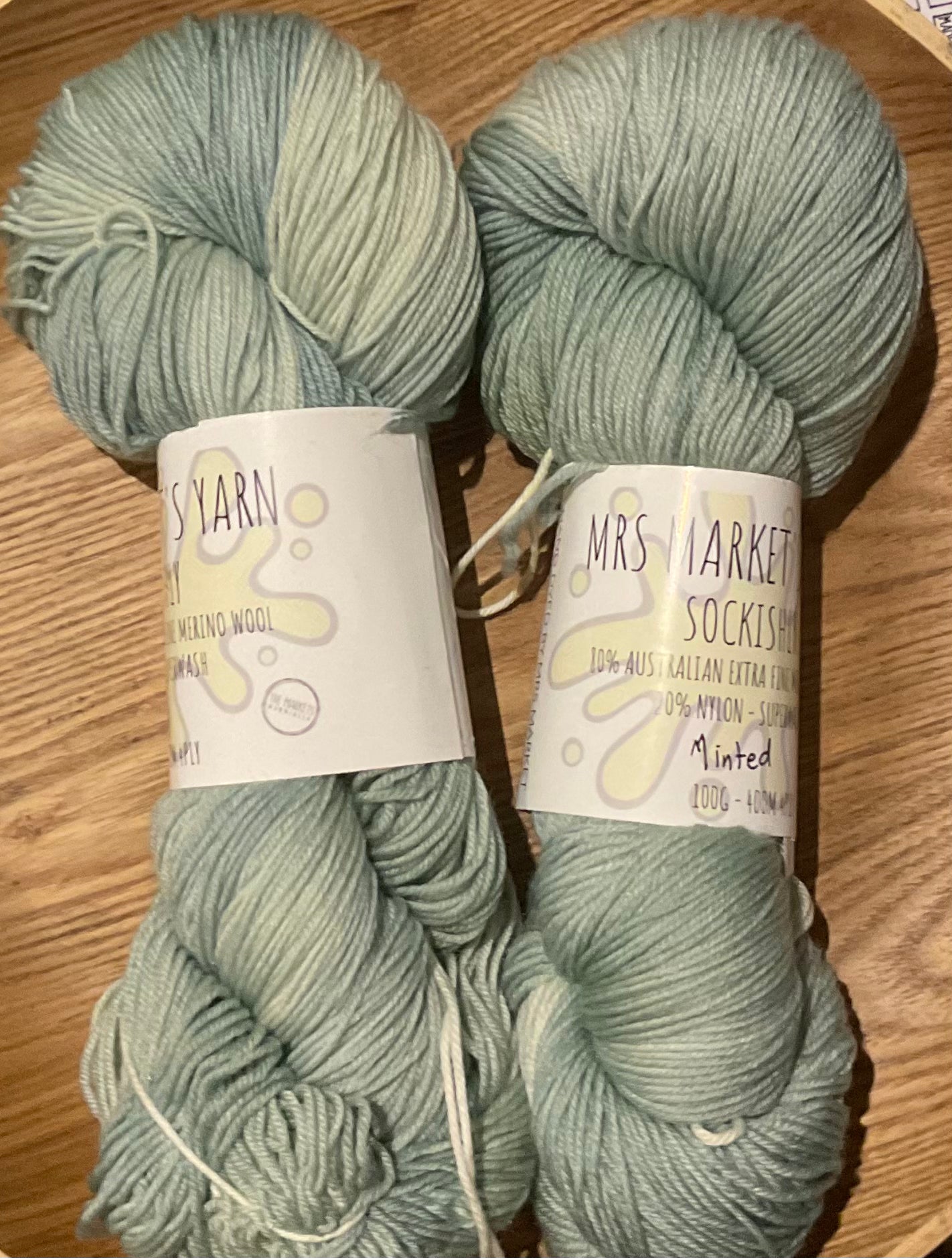 Mrs Market's Sockishly Hand Dyed Yarn 4ply