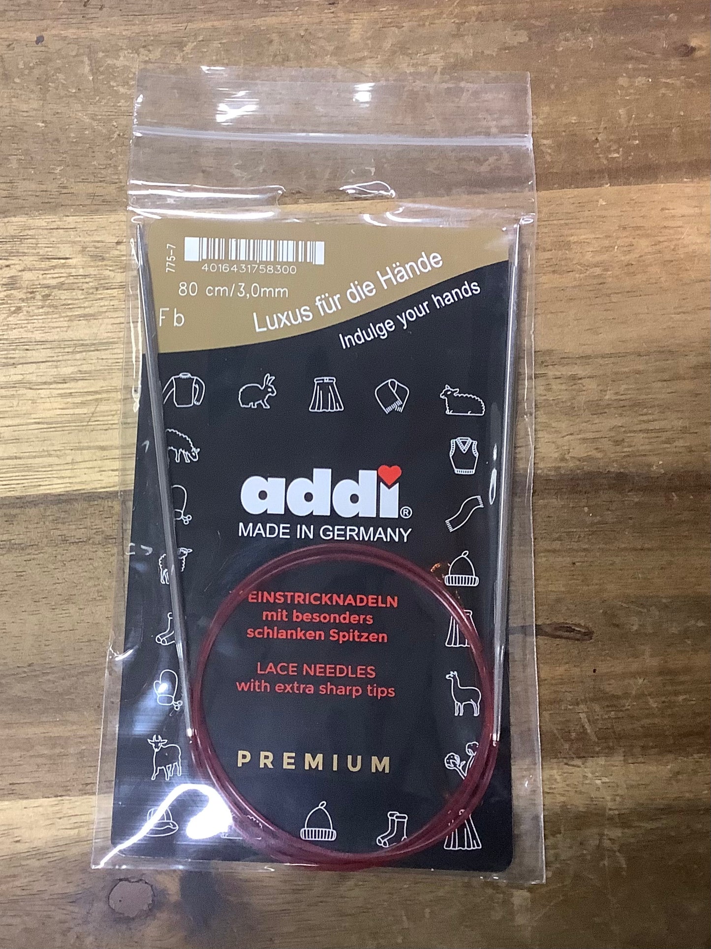 ADDI Fixed Circular Needles 80cm
