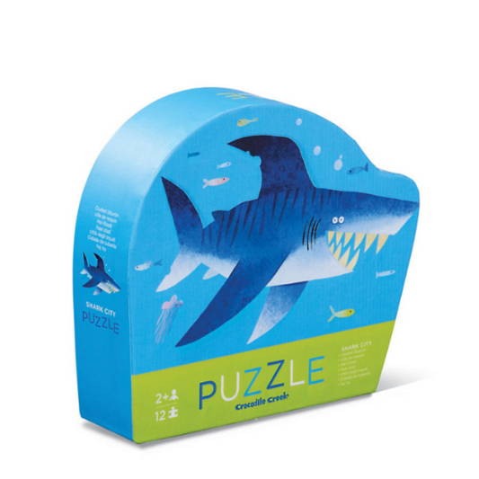 Mini Puzzle Shark City 12pc