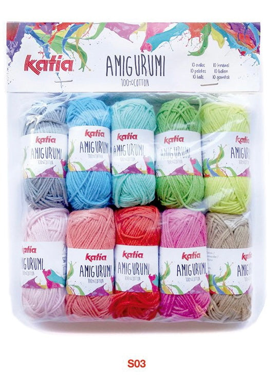 Katia Amigurumi Pack x10 balls Various