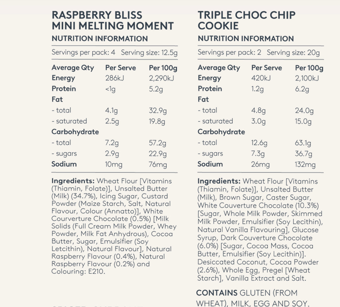 Traditional Christmas Mixed Bikkies 195g