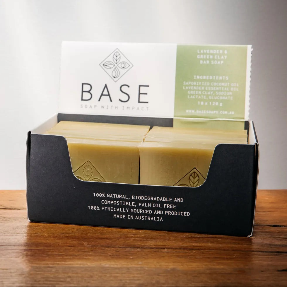 Lavender And Green Clay Bar Soap