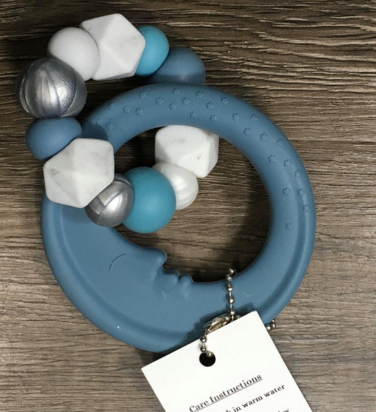 Tiny Moons Teethers Moon & Beads