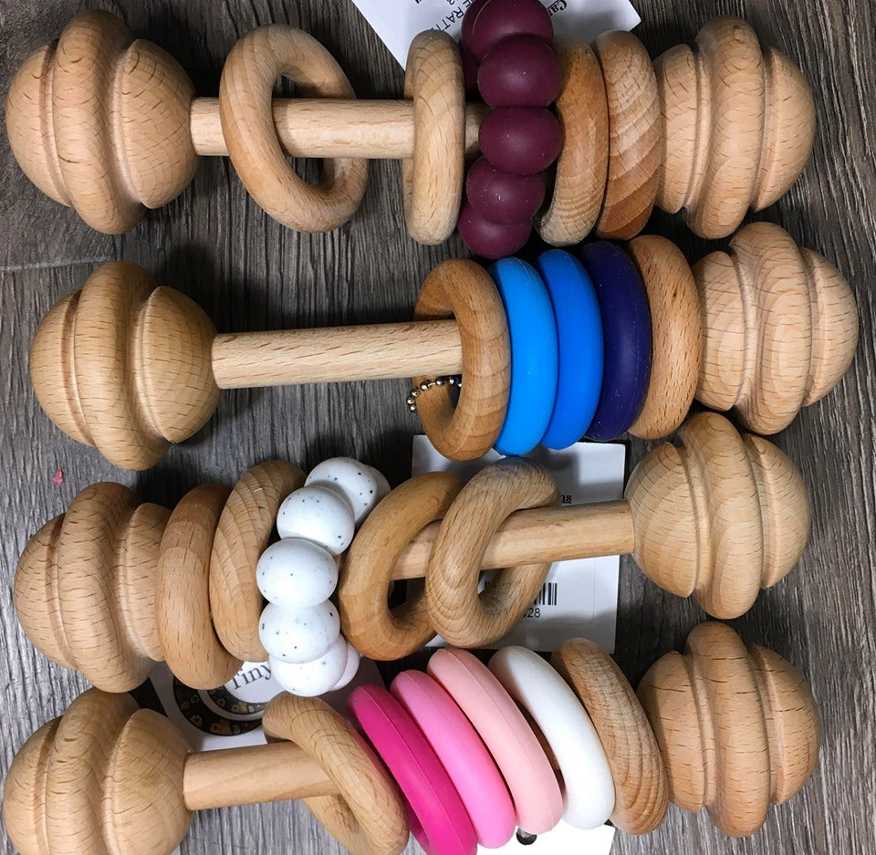 Tiny Moons Teethers Vintage Rattle