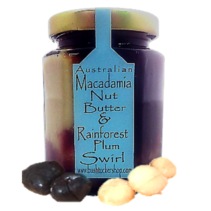 Macadamia Nut Butter & Rainforest Plum Swirl 210g