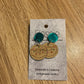 *Earrings Doughnut Handpainted Dangles