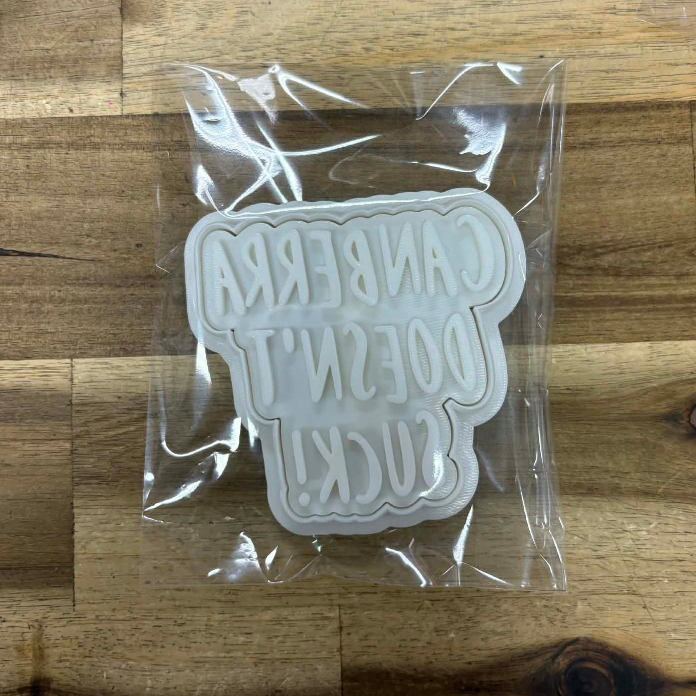 Canberra Doesn't Suck Cookie Cutter