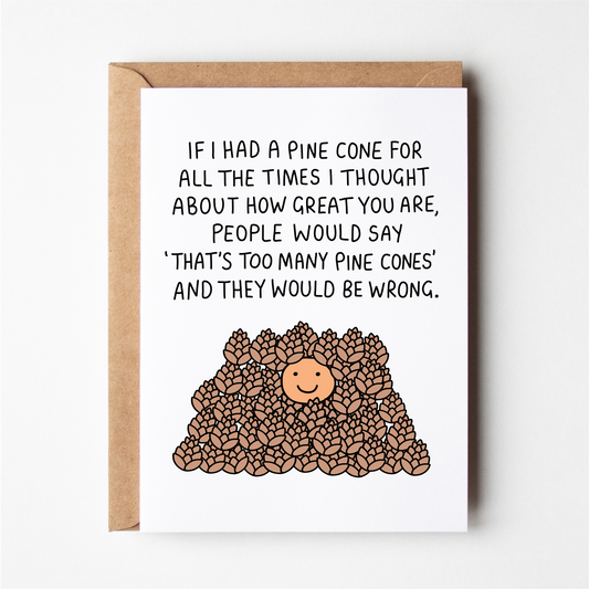 Pine Cones Card