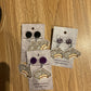 *Earrings Lamington Dangles
