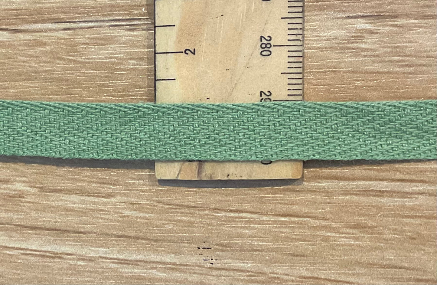 *Ribbon Olive Twill 10mm Per Metre