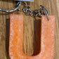 *Keychain Resin Letter U