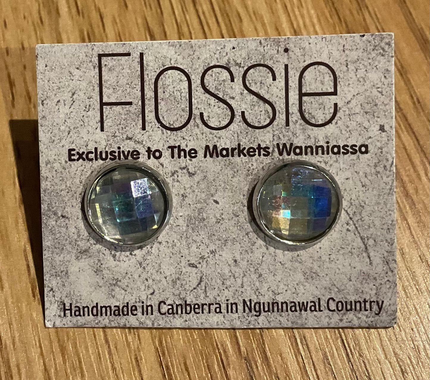 *Earrings Crystal Diamonte Studs