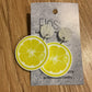 *Earrings Sliced Lemon Dangles