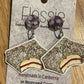 *Earrings Lamington Dangles