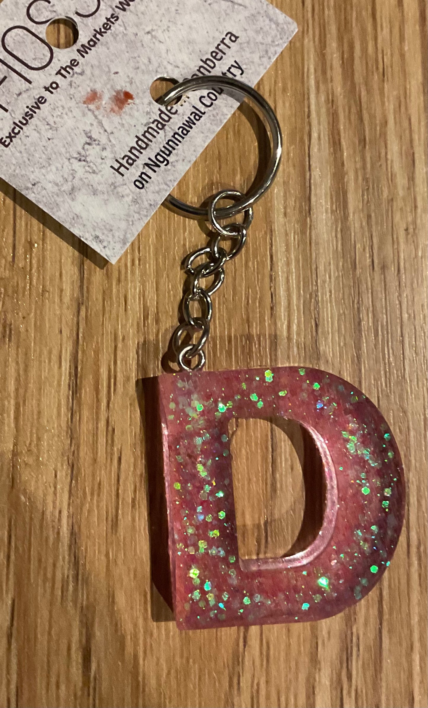 *Keychain Alphabet Letter D
