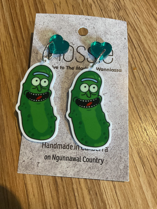 *Earrings Pickle Dangles