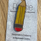 *Brooch Hand Painted Pencils